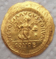 Leo I. 457-474 Tremissis 1,51g Constantinopel RIC 611 R.JPG
