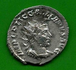 Ant. Gallienus RSC 131a Av. IMP C P LIC GALLIENVS AVG. Gepr. in Rom..jpg