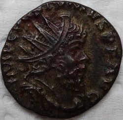 Postumus Imitation ca. 268 Antoninian 2,64g irreguläre Münzstätte RIC zu 316 A.JPG