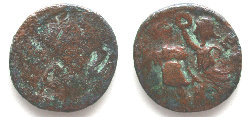 römische Kleinbronzen, 1 x Mittelalter 005a.jpg