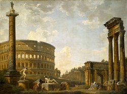 800px-Giovanni_Paolo_Panini_-_Roman_Capriccio,_The_Colosseum_and_Other_Monuments_-_50_6_-_Indianapolis_Museum_of_Art.jpg