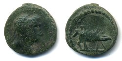 Ancient Counterfeits Trajan RIC 702 Boar.jpg