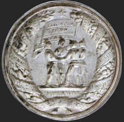 Medaille - Plakette einseitig - Einigkeit Macht Stark 1870 - Silber -RV.jpg