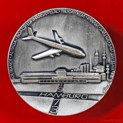 1973 Medaille Silber Flughafen Hamburg Skyline Türklopfer St. Petri - Stuhlmüller_01_800x800 150KB.jpg