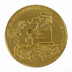 1973 Medaille Internationale Gartenbauausstellung IGA Bronze vergoldet Hamburg_01 800x800 150KB.jpg