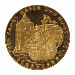 1989 Medaille Bronze Hamburgische Münze - 10 Millarden Münzen - 800 Jahre Hafen und Hamburg_02 800x800 150KB.jpg