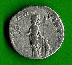 Denar Clodius Albinus C. 48 Rv. MINER PACIF COS II. Minerva li. stehd.jpg