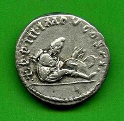 Denar Septimius Severus C. 661 Rv.TRP III IMP V COS  II. Gefangener r..jpg