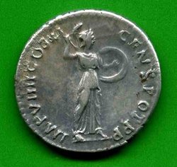 Domitianus C. 186 Rv. IMP VIIII COS XI CENS POT PP. Minerva m. Schild u. Speer re..jpg