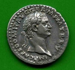 Denar Domitianus C. 186 Av. IMP CAES DOMIT AVG GERM PM TRP V..jpg