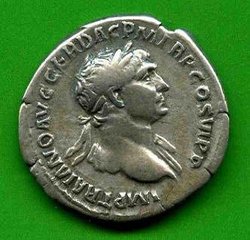 Denar Traianus C. 497 a. Av. IMP TRAIANO AVG GER DAC PM TR P COS VI PP.jpg