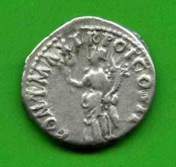 Denar Traianus C. 292 Rv. PONT MAX TR POT COS II. Pax m..jpg