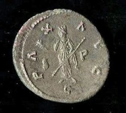 Antoninian Allectus RIC 91 var. Rs. PAX AVG - SP - C. Gepr. in Camulodunum.jpg