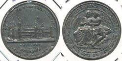 Medaille Dresden 1. Deutsches Sängerbundesfest 1865 Zinn - Soehmitz.jpg