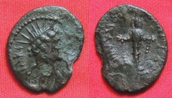 Grieche, Bronze  evtl. Antiochos IV. Av.Rv..jpg