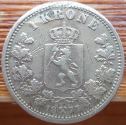 1 Krone 1877 falsk 001 - Kopi.JPG