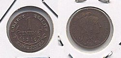 1 Centime 1916 Paris.jpg