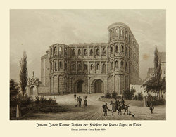 J. J. Tanner, Ansicht der Feldseite der Porta Nigra in Trier (NF.jpg