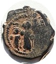 3 st. Bizantümische Imperium Bronze Münzen . Justinian I. 527-565 AD. (Bronze half-follies ) a.jpg