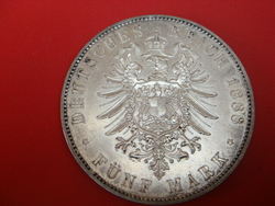 1888-GERMANY-Prussia-5-Mark-High-Guality-Silver-_57.jpg