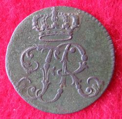 1740-1786 Friedrich II. 1 Pfennig 1755 A, KM 262,1 (1).JPG