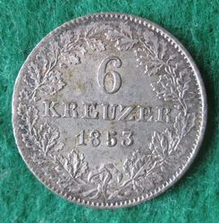 1853, 6 Kreuzer, KM 350 (2).JPG