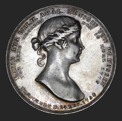 Medaille - D. Loos -  Auf den Tod von Königin Luise 1810 - AV.jpg