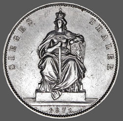 Medaille - Geldstück - Weigand - Siegestaler 1871 - RV - Pic.jpg