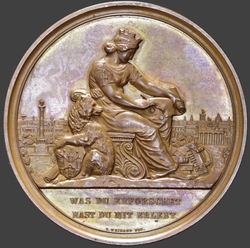 Medaille - Weigand - Auf das 50jährige Diesnstjubiläum des Stadtarchivars Ernst Fidicin 1872 - Sommer W 18 - AV - PIC.jpg
