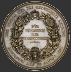 Medaille - Weigand - Fidicin-Medaille auch Verdienstmedaille des Vereins für die Geschichte Berlins - Sommer W 24 in Bronze- RV - 001.jpg