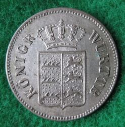 1816-1864 Wilhelm I. 6 Kreuzer 1844, KM 592  (2).JPG