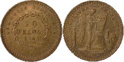 Frankreich 20 Franc 1898 Pappkern-30.jpg