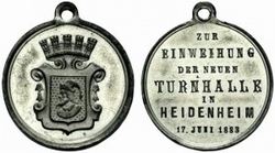 Heidenheim - Einweihung der neuen Turnhalle 1883.jpg