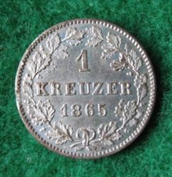 1864-1891 Karl, 1 Kreuzer 1865, KM 612  (2).JPG