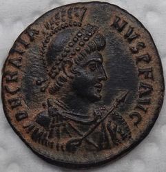 Gratianus 378-383 Maiorina (AE-2) 5,10g Antiochia RIC 40a.3 A.JPG