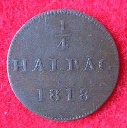 Judenpfennig 0,25 Halbag 1818, KM Tn3 (2).JPG