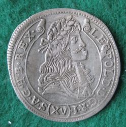 1657-1704 Leopold I. 15 Kreuzer Kremnitz, Hu 1425 (1).JPG
