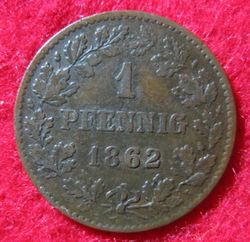 1839-1866 Adolph, 1 Pfennig 1862, KM 73 (2).JPG
