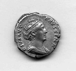 Denar Faustina mat. C. 166 (Avers) DIVA AVG FAVSTINA..jpg