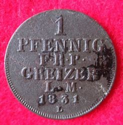 1817-1836 Heinrich XIX. Pfennig 1831 L, KM 102 (2).JPG