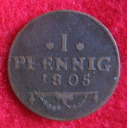 1800-1806 Franz, 1 Pfennig 1805; KM 119,2 (2).JPG