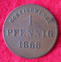 1866-1914 Georg II. 1 Pfennig 1868, KM 173  (2).JPG