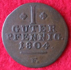 1803-1806.1813-1821 Wilhelm I. 1 Pfennig 1804F, KM 38 (2).JPG
