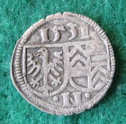 1503-1535 Eberhard IV.v.Eppstein, Pfennig 1531, KM MB 58.JPG