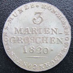 Hannover 3 Mariengroschen 1820 AKS 14 LB RM.jpg