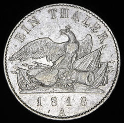 1818 - Preußen - Ein Thaler - Mzt. Berlin -Jaeger 37 -RV.jpg