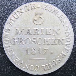 Hannover 3 Mariengroschen 1817 AKS 12 CHH RM.jpg