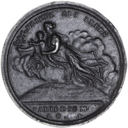 22 - Medaille - Daniel Friedrich Loos - Friese zu Paris 1814 - Sommer A 162 in Eisenguss -AV.jpg