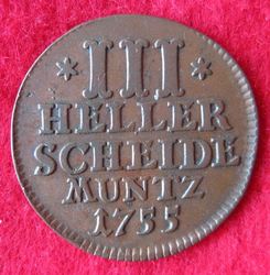 1751-1760 Wilhelm VIII. 3 Heller 1755, KM 456 (2).JPG