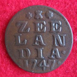 Zeeland, 1747, 1 Duit (2).JPG